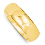 14k 11/16 High Polished Hinged Bangle Bracelet HP11/16 - shirin-diamonds