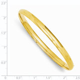 14k 11/16 Oversize High Polished Hinged Bangle Bracelet HP11/16O - shirin-diamonds