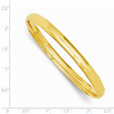 14k 11/16 High Polished Hinged Bangle Bracelet HP11/16 - shirin-diamonds