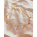 star & moon dangly necklace