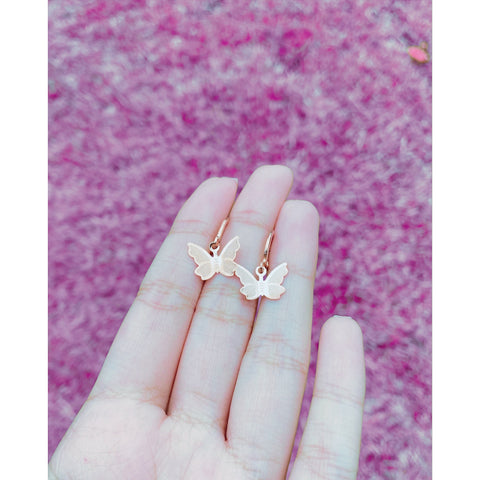dainty butterfly earrings