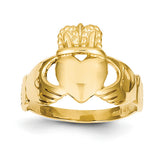 14k Ladies Claddagh Ring K2066 - shirin-diamonds