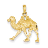 14k Camel Pendant K3322 - shirin-diamonds
