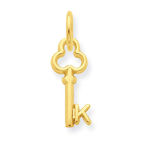 14k K Key Charm K3442K - shirin-diamonds