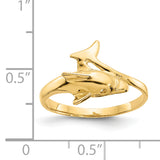 14k Dolphin Ring K3921