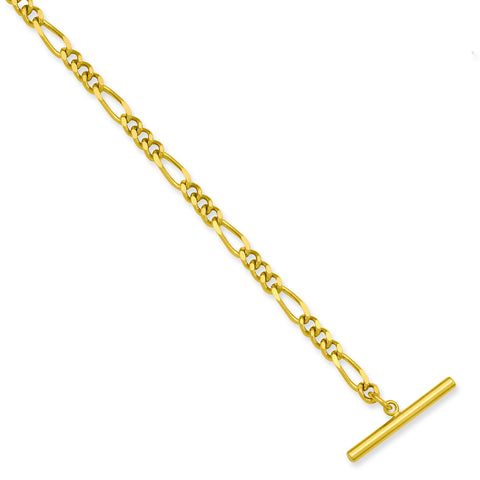 Gold-plated Figaro Tie Chain KW573 - shirin-diamonds