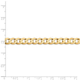 14k 3mm Open Concave Curb Chain LCR080 - shirin-diamonds