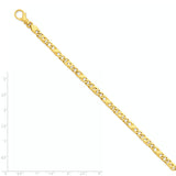 14k 8.6mm Polished Fancy Link Chain LK393 - shirin-diamonds