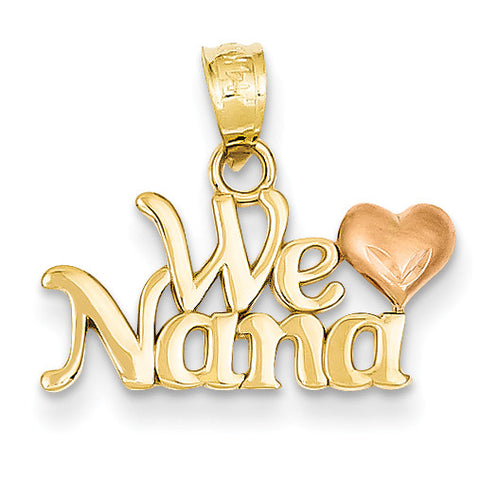 14k Two-Tone We Love Nana Charm M2171 - shirin-diamonds