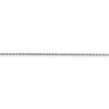 14k WG 1.1mm Baby Rope Chain PEN171 - shirin-diamonds