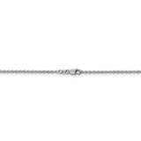 14k WG 1.80 mm Cable Chain PEN188 - shirin-diamonds