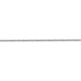 14k WG 2.20mm Cable Chain PEN189 - shirin-diamonds