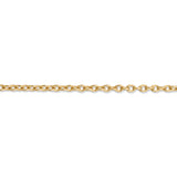 14k .9mm Cable Chain PEN190 - shirin-diamonds