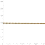 10k .95mm Parisian Wheat Chain 10PEN264 - shirin-diamonds