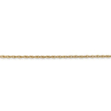 14k 1.3mm Heavy-Baby Rope Chain PEN6 - shirin-diamonds