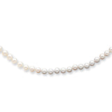 14k 5-6mm Round White Saltwater Akoya Cultured Pearl Bracelet PL50A - shirin-diamonds