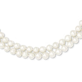 14k 7.5-9mm 2 Strand FW Cultured Pearl Necklace PR18 - shirin-diamonds