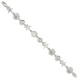 Sterling Silver Seashells Bracelet QA28 - shirin-diamonds