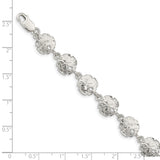 Sterling Silver Sand Dollars Bracelet QA32 - shirin-diamonds