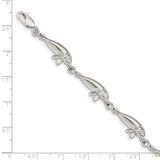 Sterling Silver Manatees Bracelet QA36 - shirin-diamonds