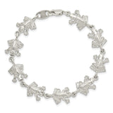 Sterling Silver Frogs Bracelet QA54 - shirin-diamonds