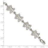 Sterling Silver Frogs Bracelet QA54 - shirin-diamonds