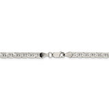 Sterling Silver 4.5mm Anchor Chain QAN120 - shirin-diamonds