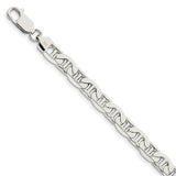 Sterling Silver 4.5mm Anchor Chain QAN120 - shirin-diamonds