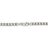 Sterling Silver .6mm Box Chain QBX012 - shirin-diamonds