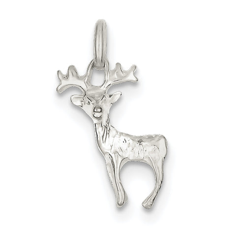 Sterling Silver Deer Charm QC117 - shirin-diamonds