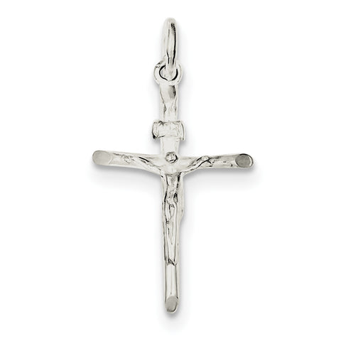 Sterling Silver INRI Crucifix Pendant QC1276 - shirin-diamonds