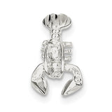 Sterling Silver Lobster Chain Slide Charm QC2065 - shirin-diamonds