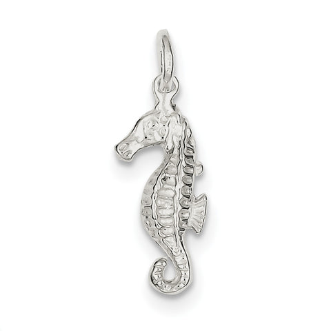 Sterling Silver Seahorse Charm QC2069 - shirin-diamonds