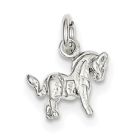 Sterling Silver Horse Charm QC2647 - shirin-diamonds