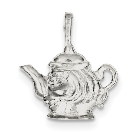 Sterling Silver Teapot Charm QC2720 - shirin-diamonds