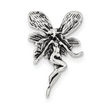 Sterling Silver Antiqued Fairy Pendant QC3906 - shirin-diamonds
