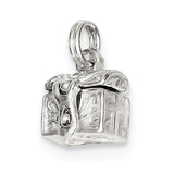 Sterling Silver Cross Prayer Box Charm QC4456 - shirin-diamonds