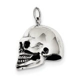 Sterling Silver Skull Pendant QC5163 - shirin-diamonds