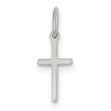 Sterling Silver Polished Latin Cross Charm QC5381 - shirin-diamonds