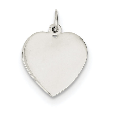Sterling Silver Small Heart Charm QC6007 - shirin-diamonds