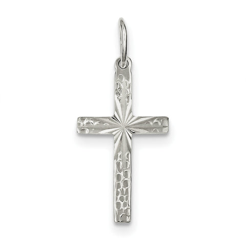 Sterling Silver Cross Pendant QC7270 - shirin-diamonds