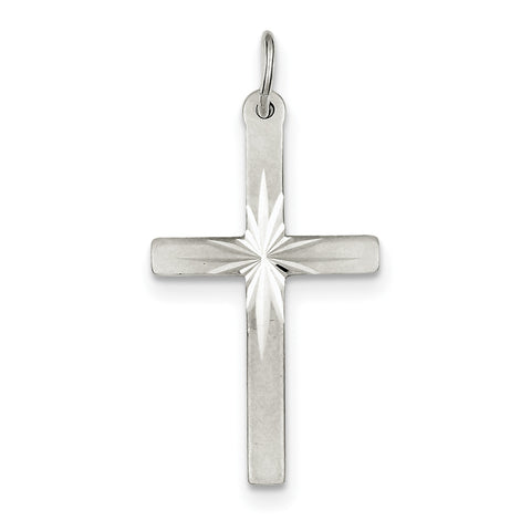Sterling Silver Cross Pendant QC7271 - shirin-diamonds