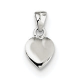 Sterling Silver Heart Pendant QC7899 - shirin-diamonds