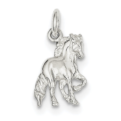 Sterling Silver Horse Charm QC846 - shirin-diamonds