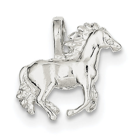 Sterling Silver Horse Charm QC847 - shirin-diamonds