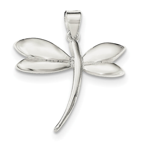 Sterling Silver Dragonfly Pendant QC8593 - shirin-diamonds