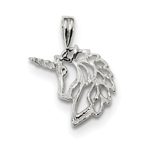 Sterling Silver Unicorn Charm QC921 - shirin-diamonds