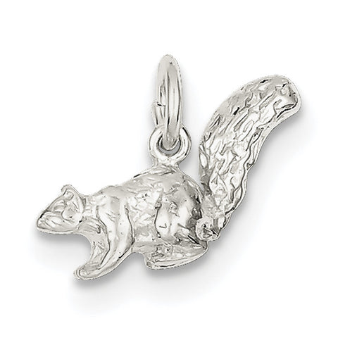 Sterling Silver Squirrel Charm QC931 - shirin-diamonds