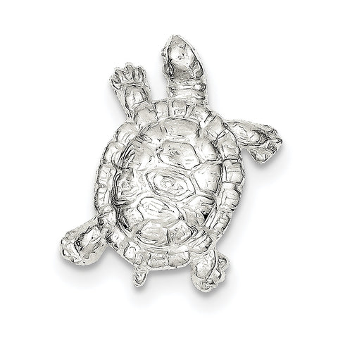 Sterling Silver Turtle Charm QC950 - shirin-diamonds