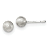 Sterling Silver Polished Laser-cut Post Earrings QE11749 - shirin-diamonds